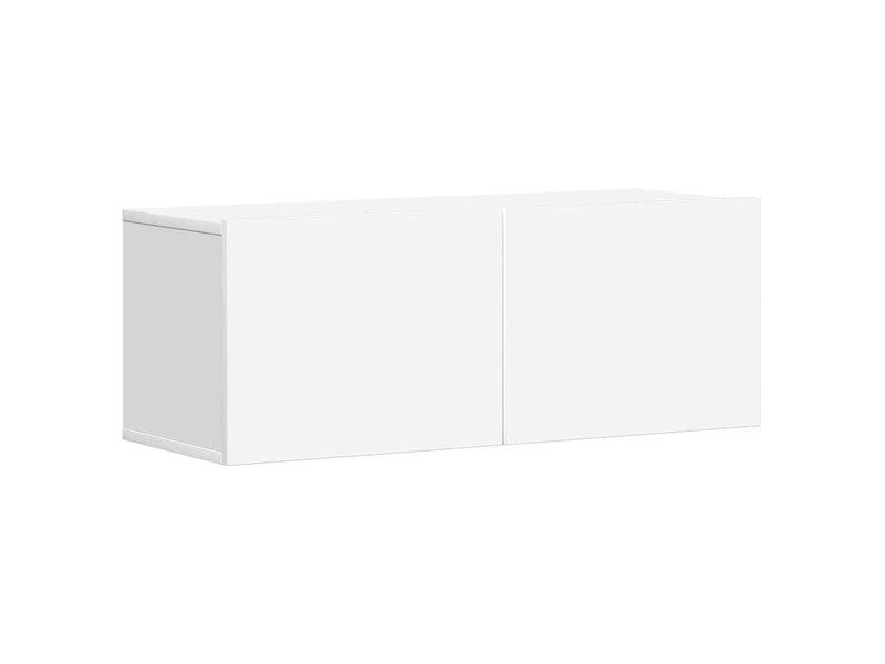  Ensemble de meubles tv - banc tv - meuble de rangement 3 pcs blanc bois d'ingénierie  - Conforama E