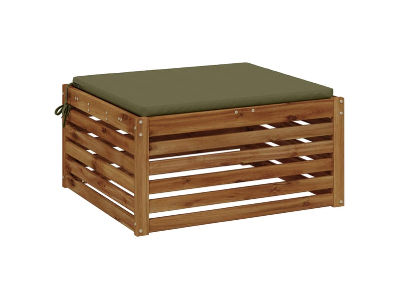  Coussin de siège, coussin d'assise 1 pièce soest 100 % polyester vert olive cf55749  - Conforama C
