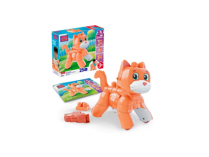  Jeu de construction 3 en 1 mon chaton avec roues 25 pieces MEG0194735379392 - Conforama A