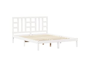 Lit 2 places 150x200 cm    coloris blanc