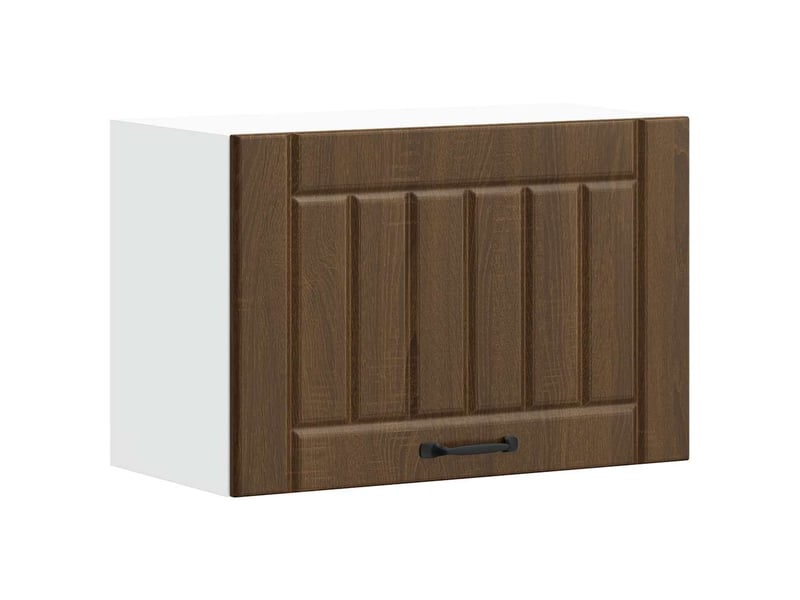  Meuble de rangement, armoire murale de cuisine lucca chêne marron bois ingénierie shl9296  - Conforama A