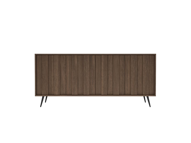  Cenote - buffet 183 cm mélaminé chêne foncé  - Conforama E