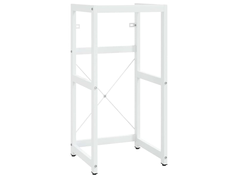 Cadre de lavabo de salle de bain vasque à encastrer blanc fer shl4540 - Conforama C