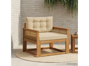 Vidaxl sofa de milieu extérieur naturel