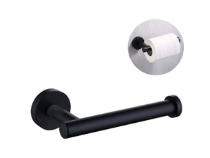 Porte-papier hygiénique en acier inoxydable, support mural rond à moitié ouvert pour salle de bain et cuisine