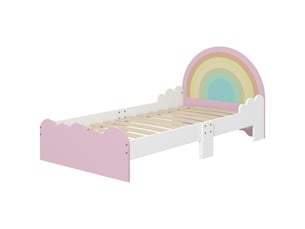 Lit simple 70x140 cm <strong></strong>  <strong></strong> coloris rose