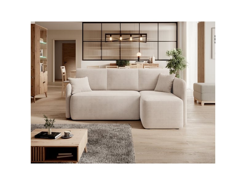  Canapé d'angle collection hedson coloris beige  - Conforama E