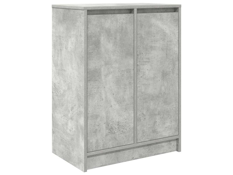  Meuble à chaussure, armoire à chaussures gris béton 57x34x76 cm bois d'ingénierie  - Conforama A