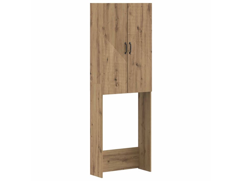 Armoire de toilette, meuble de toilette haarlem chêne artisanal 66x25.5x190 cm - Conforama A