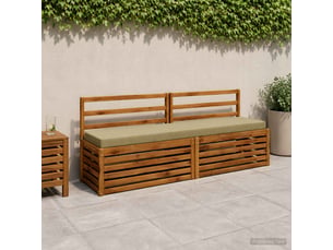 Coussin de banc, coussin d'assise, coussin de canapé soest 100 % polyester vert clair cf53687