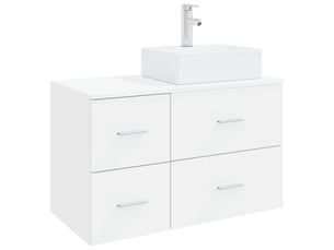 Ensemble de mobilier de salle de bain 2 pc blanc cf63980