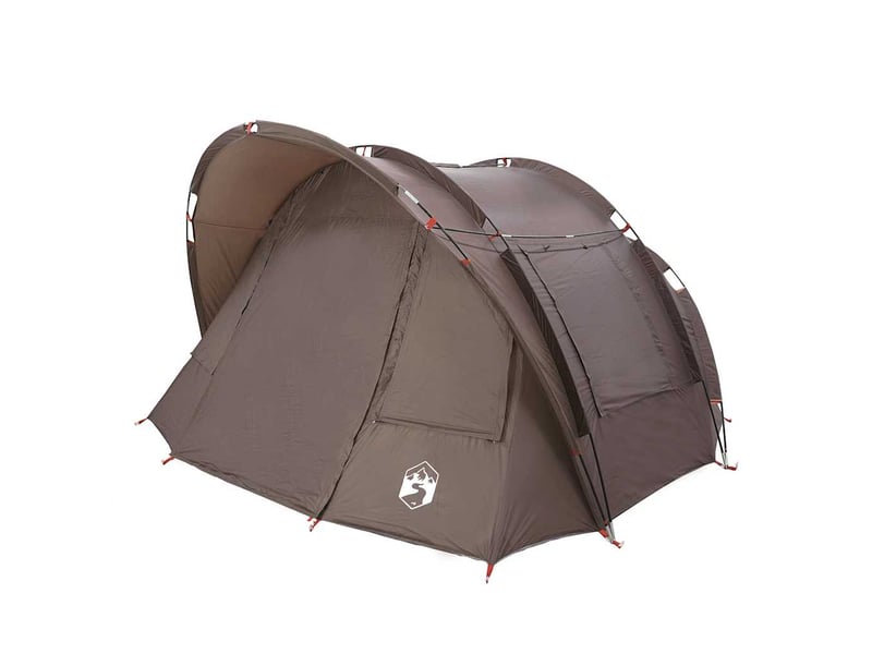 Tente de pêche, tente de camping 2 personnes marron imperméable shl56512 - Conforama E