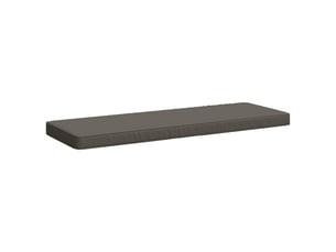 Coussin de banc, coussin d'assise, coussin pour chaisecanapé 1 pièce vught 100 % polyester gris cf51913