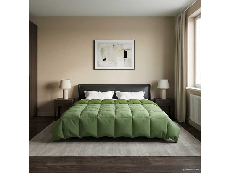  Duvet d'hiver - couette 200 x 200 cm hiver - couette microfibre (100% polyester)  - Conforama D