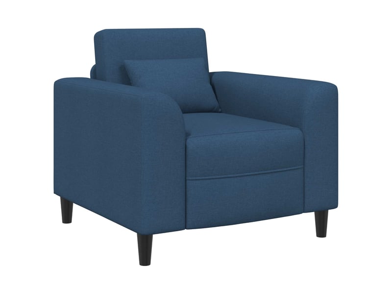 Vidaxl fauteuil bleu tissu - Conforama A