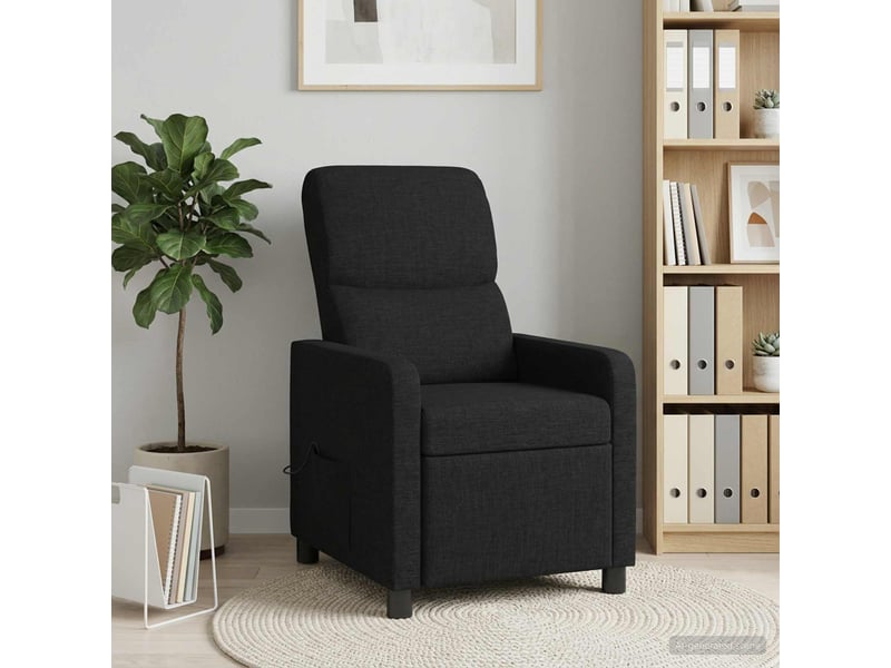 Vidaxl fauteuil de massage inclinable noir polyester - Conforama B