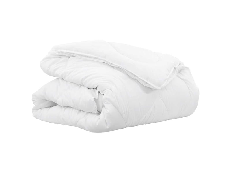  Duvet 2-en-1 262 x 242 x 10 cm hiver - couette polyester blanc respirant  - Conforama A
