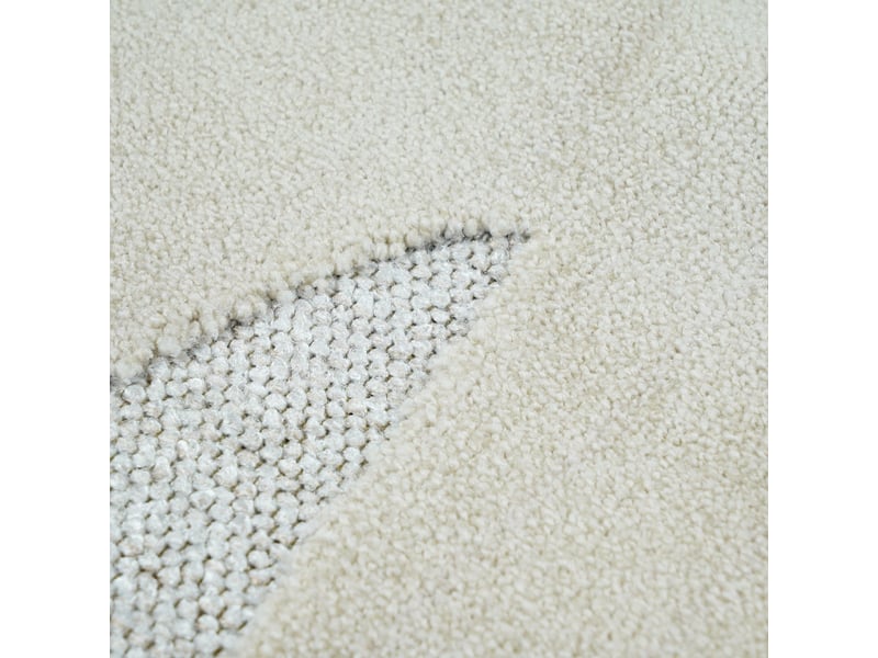  Tapis relief graphique écru 160x230  - Conforama D