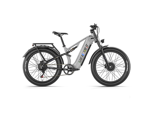 Vélo électrique tout-terrain shengmilo s600pro , double moteur, 48v 25ah, gris