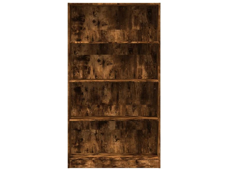  Bibliothèque, étagère de rangement chêne fumé 80x24x143 cm bois d'ingénierie  - Conforama D