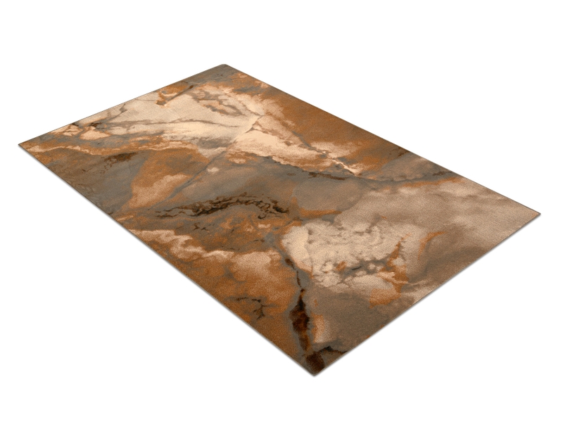  Tapis en laine omega limus marbre brunes 200x300 cm  - Conforama C
