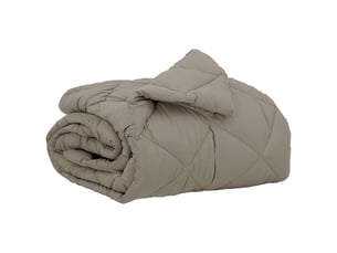 Duvet - couette complet toute l'année 140 x 200 cm 300 gsm gris clair