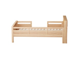 Lit avec rangement 90x200 cm <strong>DZMDIP</strong>  <strong></strong> coloris bois clair