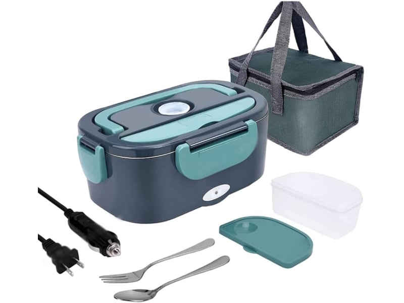  Boîte à lunch chauffante 1,5 l 60 w – 110 v220 v12 v24 v – acier inoxydable 304 – convient pour la voiture, la maison et le camping YSK0001713LY - Conforama A