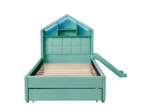 Lit cabane 90x200 cm    coloris bicolore