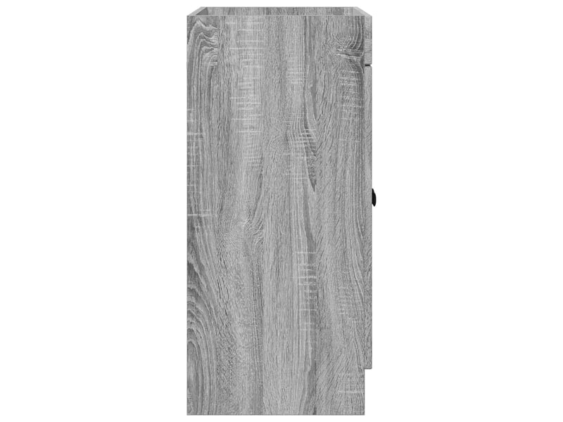  Armoire sous évier de salle de bain, meuble de rangement sonoma gris shl2680  - Conforama E