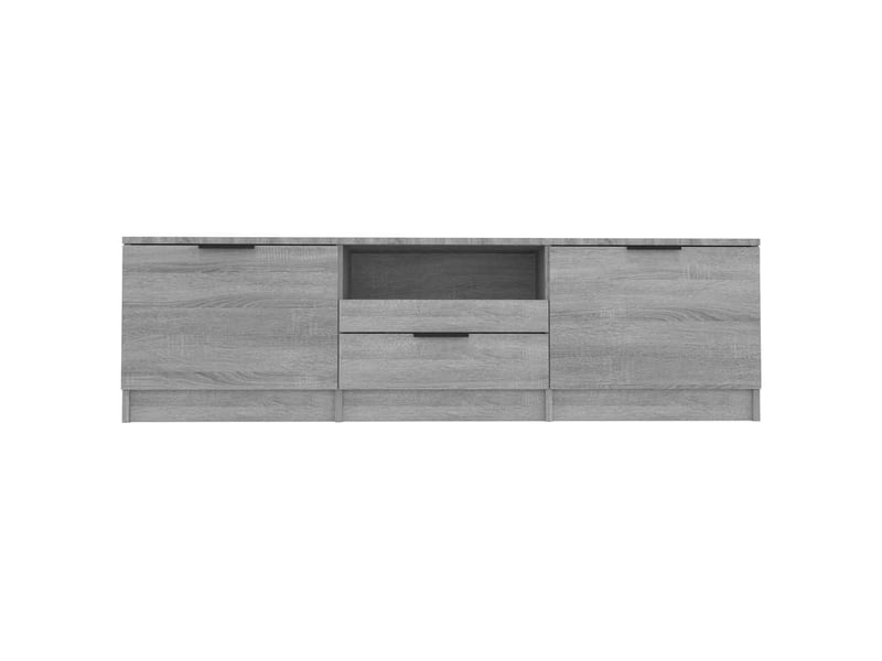  Meuble tv - banc tv - meuble de rangement sonoma gris 140x35x40 cm bois d'ingénierie  - Conforama D