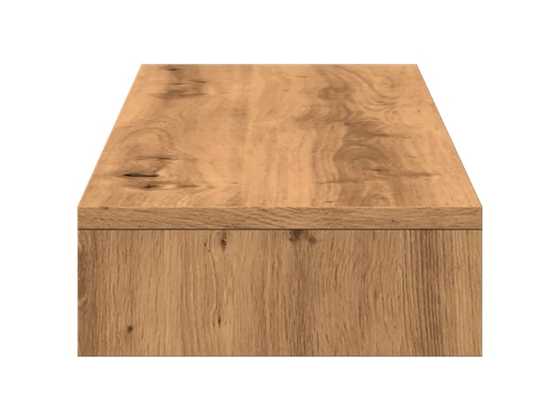  Support de moniteur table meuble bureau artisanal 100 x 27 x 10cm bois ingénierie marron 02_0044909  - Conforama C