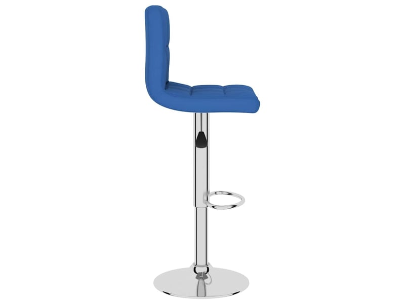  Lot de 2 tabouret de bar, chaise de bar bleu tissu shl45459  - Conforama E