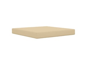 Coussin de canapé d'extérieur, coussin de chaise polyester beige 80 x 80 cm cf54027