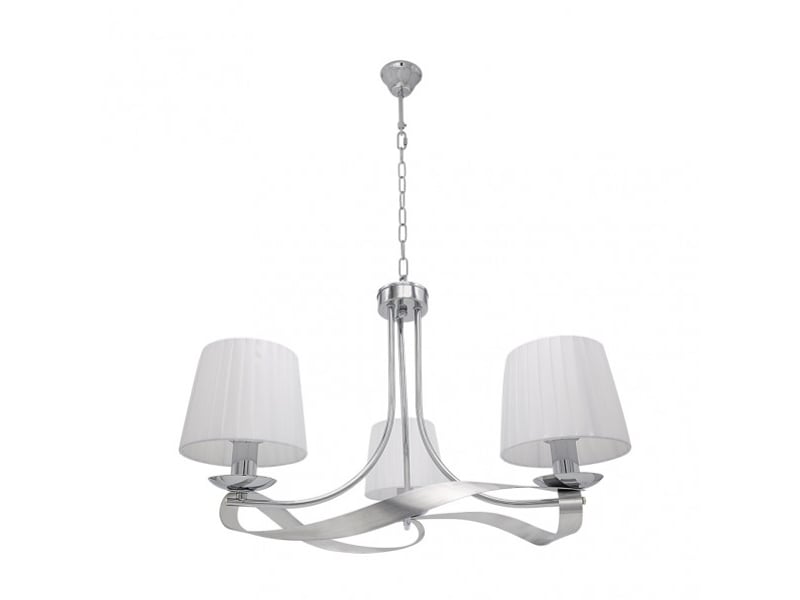  Fabrilamp baeza, lampe classique, 3xe14, chromé, 60-90 x 52 x 52 cm 201953020 - Conforama A