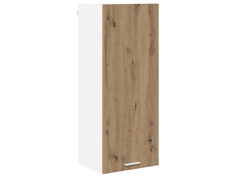  Meuble de rangement cuisine, armoire suspendue chêne artisanal 40x31x100cm shl9972  - Conforama A