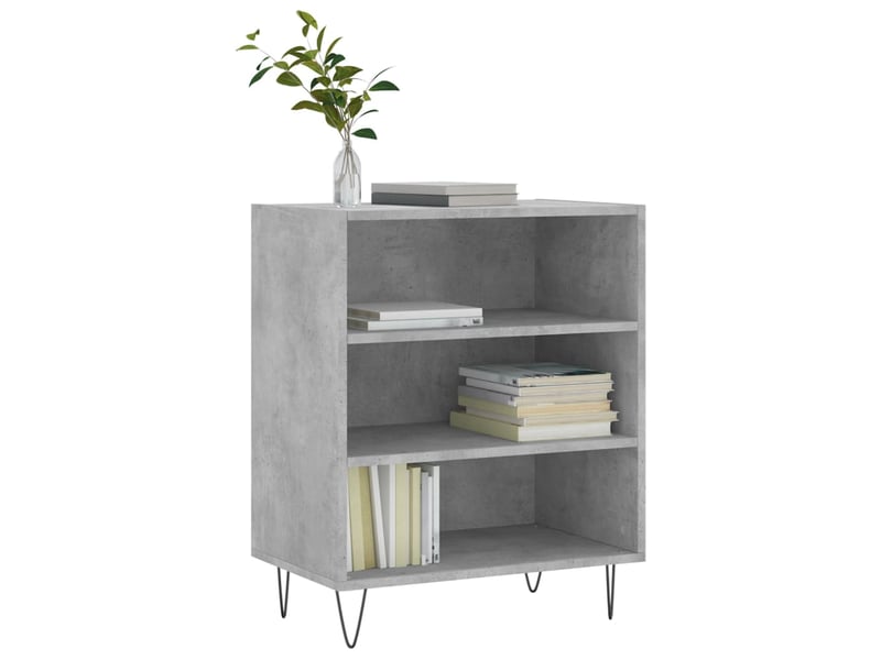  Buffet - bahut - meuble de rangement gris béton 57x35x70 cm bois d'ingénierie  - Conforama C
