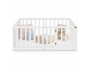 Lit simple 90x200 cm    coloris blanc
