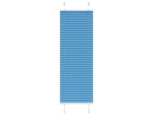 Store plissé, store de fenêtre bleu 45x150 cm largeur du tissu 44,4 cm polyester cf46792