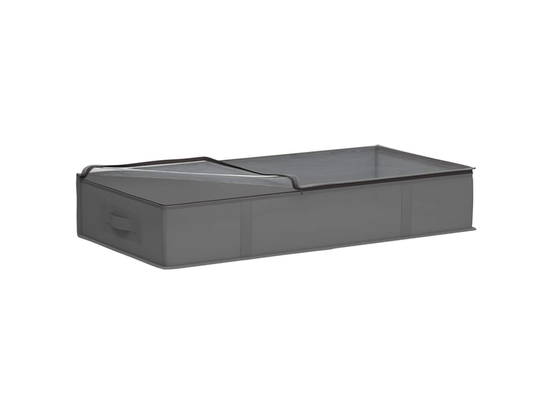  Boîte de rangement avec fenêtre transparente anthracite shl71600  - Conforama D