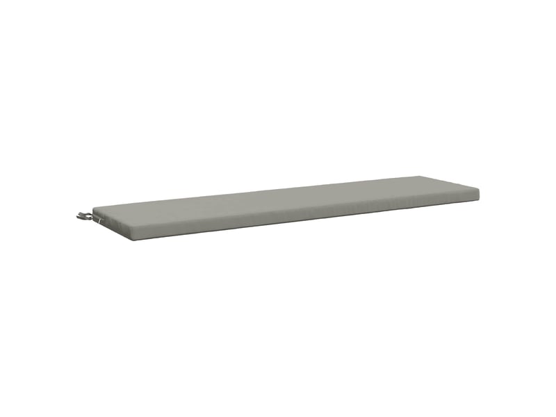  Lot de 2 coussins de banc, coussins d'assise soest 100 % polyester gris cf56805  - Conforama D