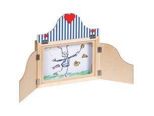 Théâtre vocabulaire en bois - jeu montessori