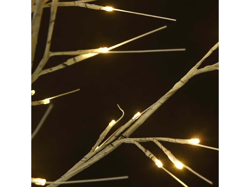  Sapin de noël, arbre de noël 200 led blanc chaud saule 2,2 m int et ext  - Conforama D