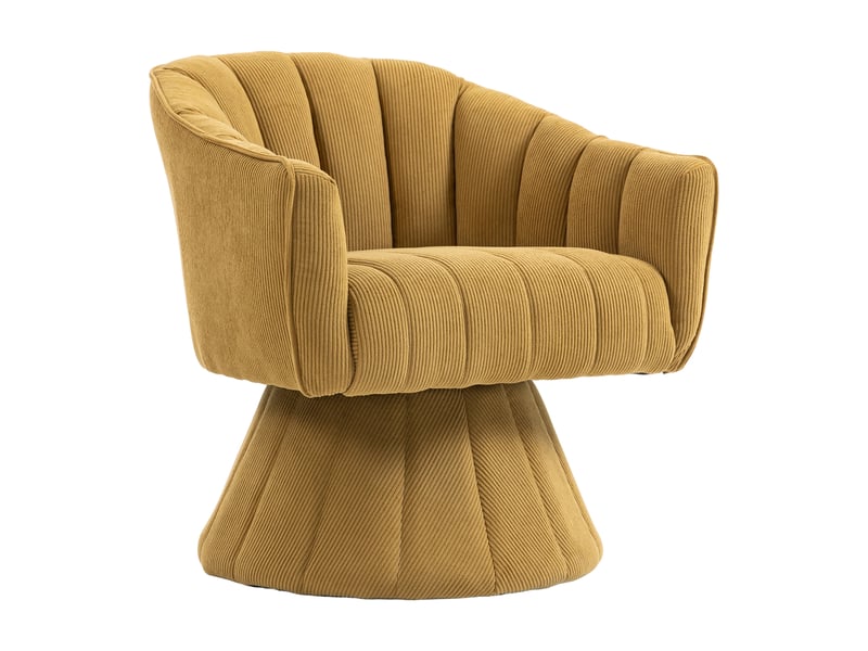 Fauteuil Pivotant 360° Tissu Suédé Gris – Dossier & Accoudoirs Réglables, Pliable, 150 Kg