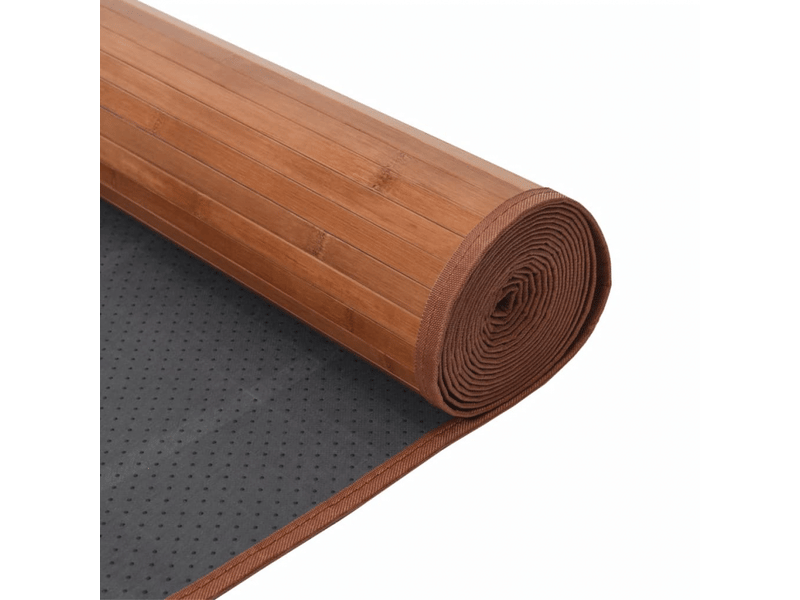  Tapis rectangulaire en bambou marron 70x100 cm - comfortxl 376866 - Conforama E