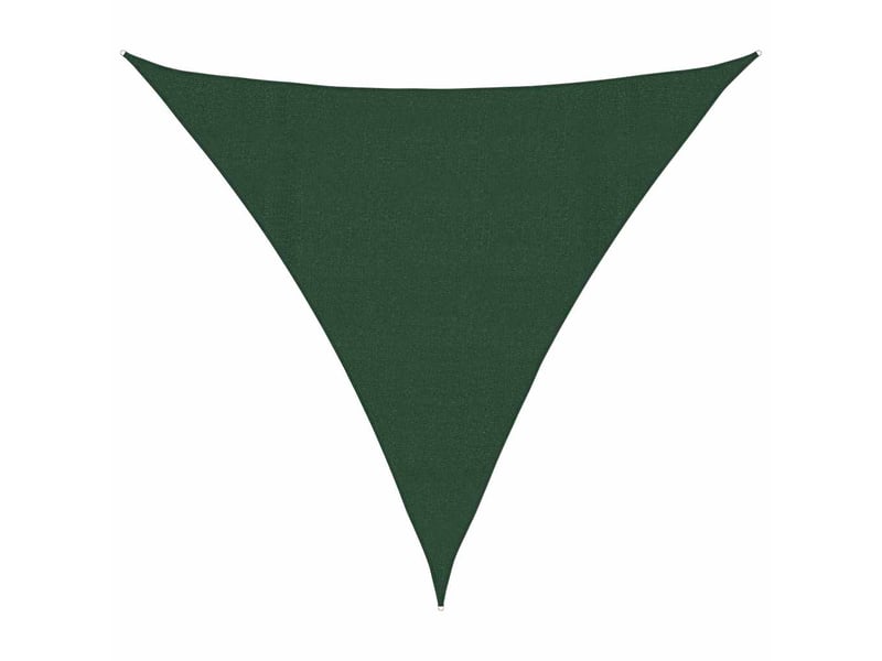  Voile d'ombrage - voile d'ombre - voile parasol 160 gm² vert foncé 4x4x4 m pehd  - Conforama A
