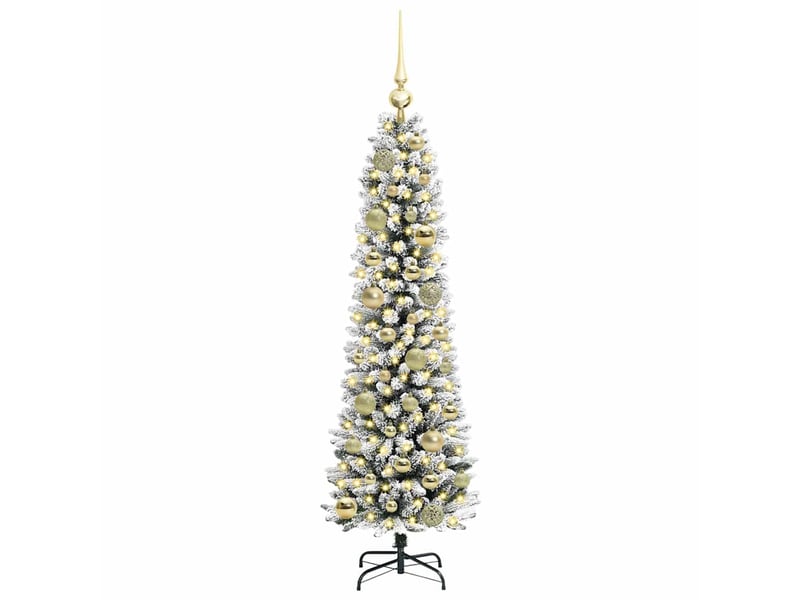  Sapin de noël artificiel, arbre de noël blanc 120 cm pvc, métal et plastique shl7714  - Conforama C