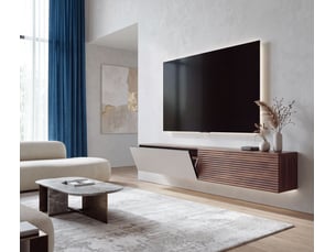 Meuble tv coloris marron 30 cm