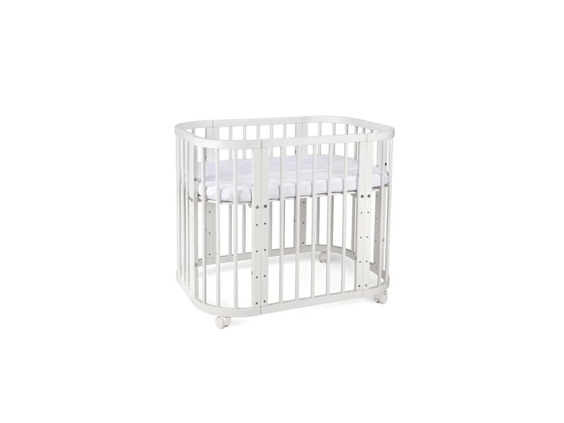  Lit bébé évolutif 5 en 1 - blanc waldin W5-W - Conforama D