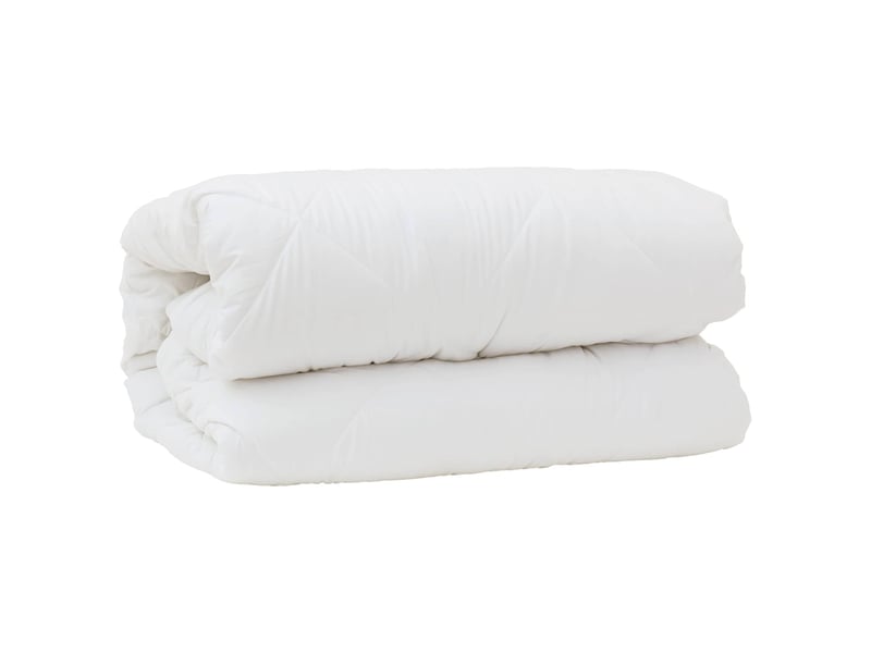 Couette avec oreillers avec oreiller 3 pièces - duvet blanc microfibre - Conforama D
